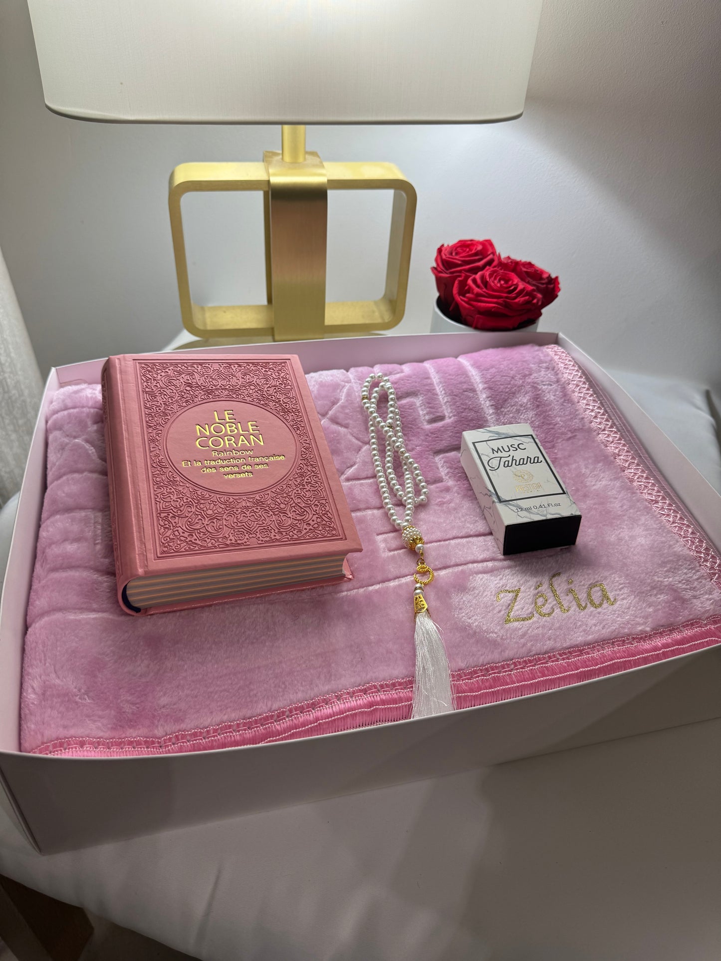 Le Coffret Luxe Rose - Personnalisé par nos soins